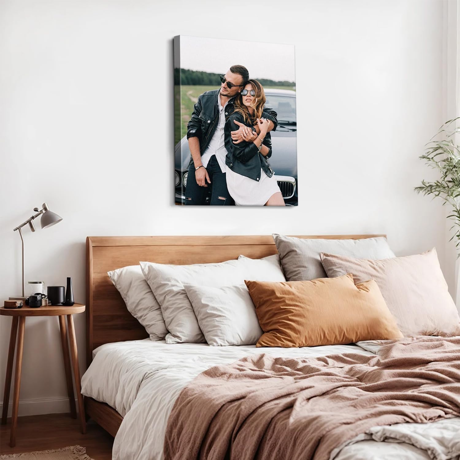 Canvas Prints with Your Photos, Ship Next Day Personalized Wall Art for Home Decor, Unique Custom Photo Gifts for Wedding, Birthday, Family & Friends - Ready to Hang Canvas Pictures Framed 20x30