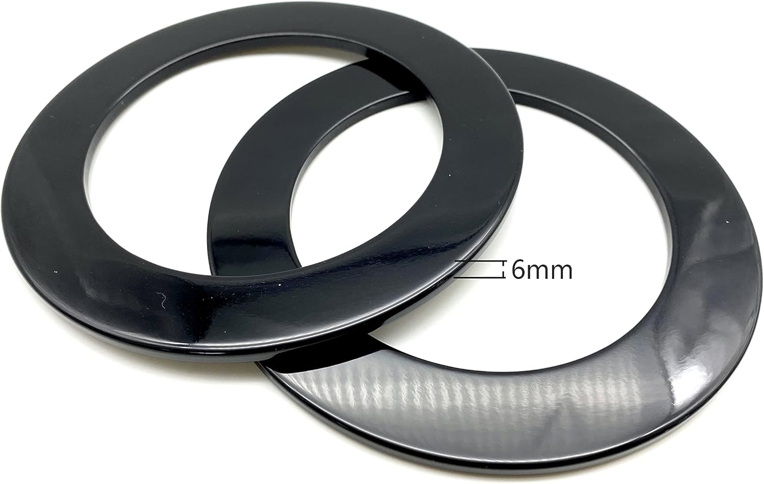 Amazon.com: 3dancraftit A Pair of Resin Round Circular Round Ring Purse ...