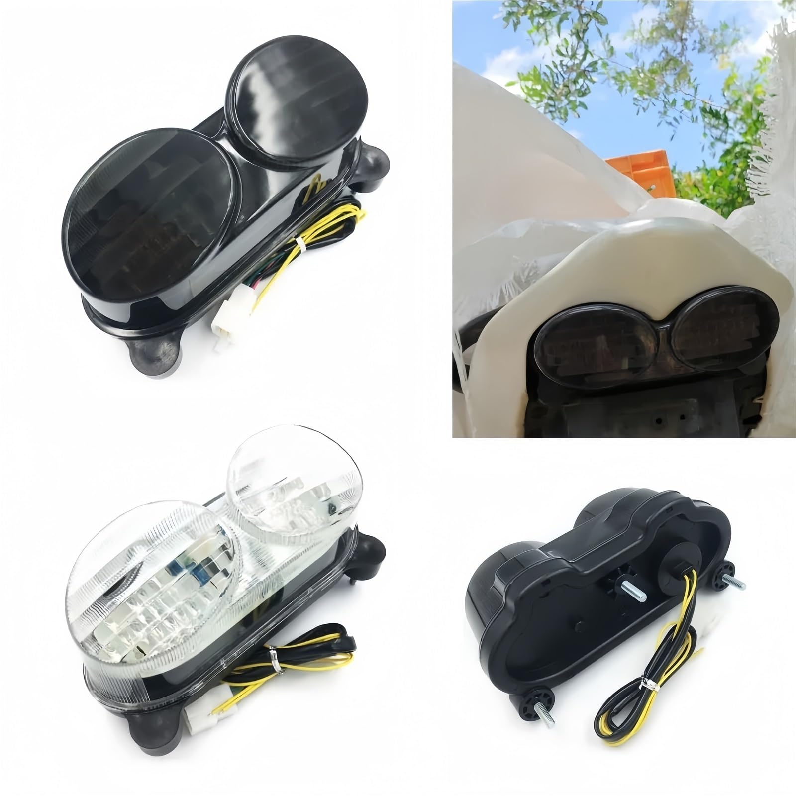 Intermitentes de motocicleta integrados para LED para Kawasaki
