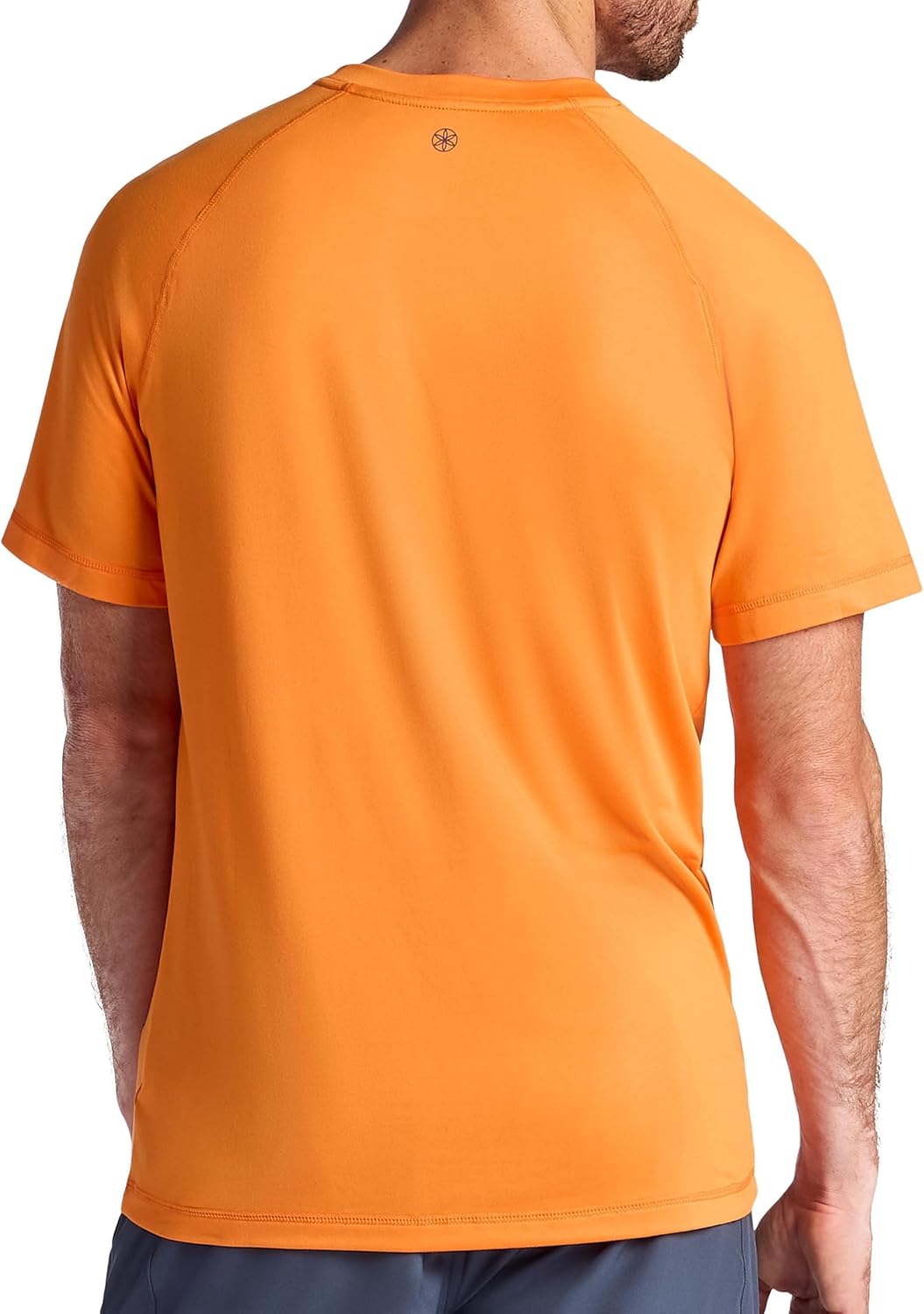 Gaiam Mens Everyday Basic Raglan Top, Standard Fit, Stretch Midweight Jersey Material - Image 2