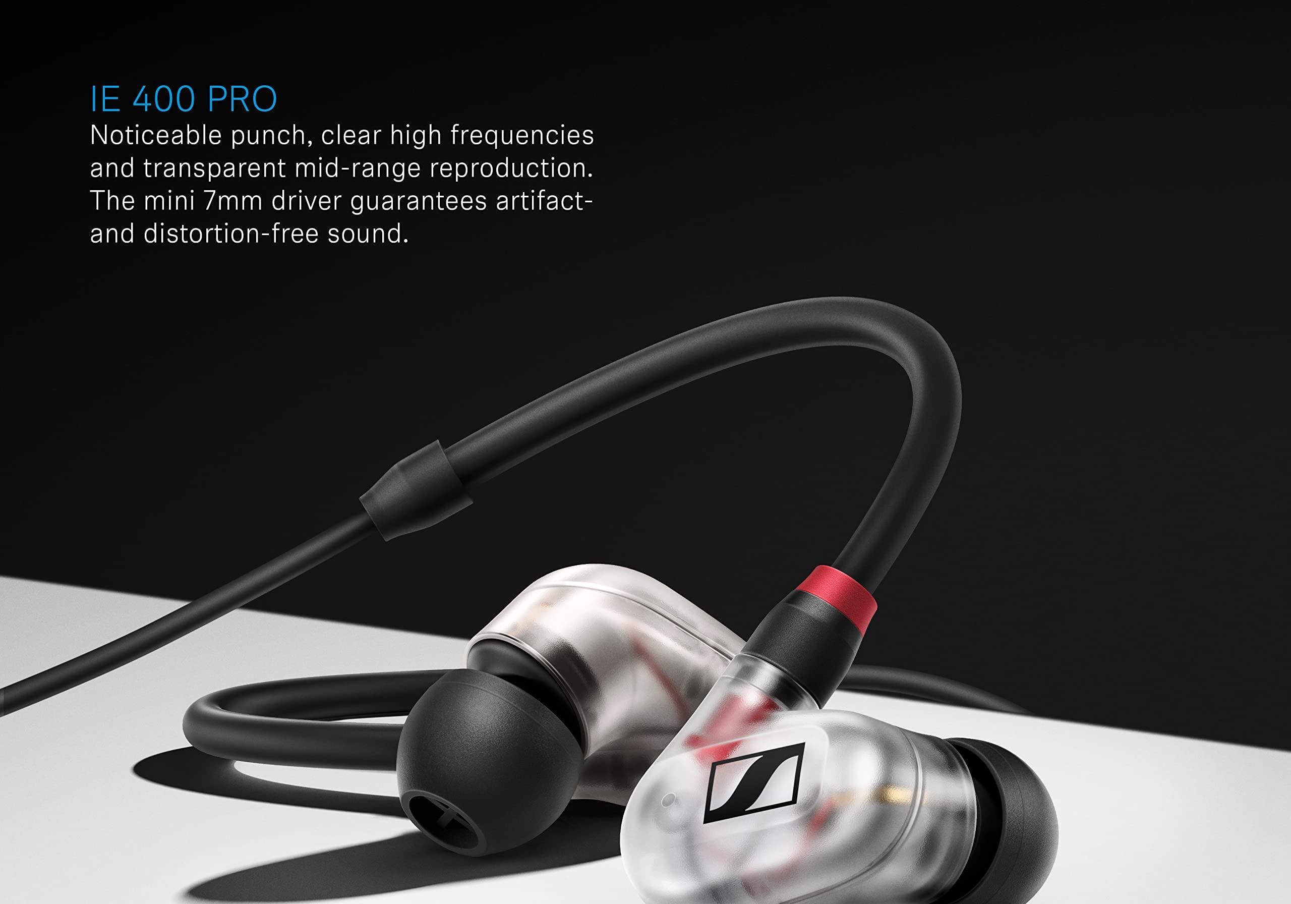 Renewed) Sennheiser in-Ear Monitoring Headphones IE 400 Pro-Clear 