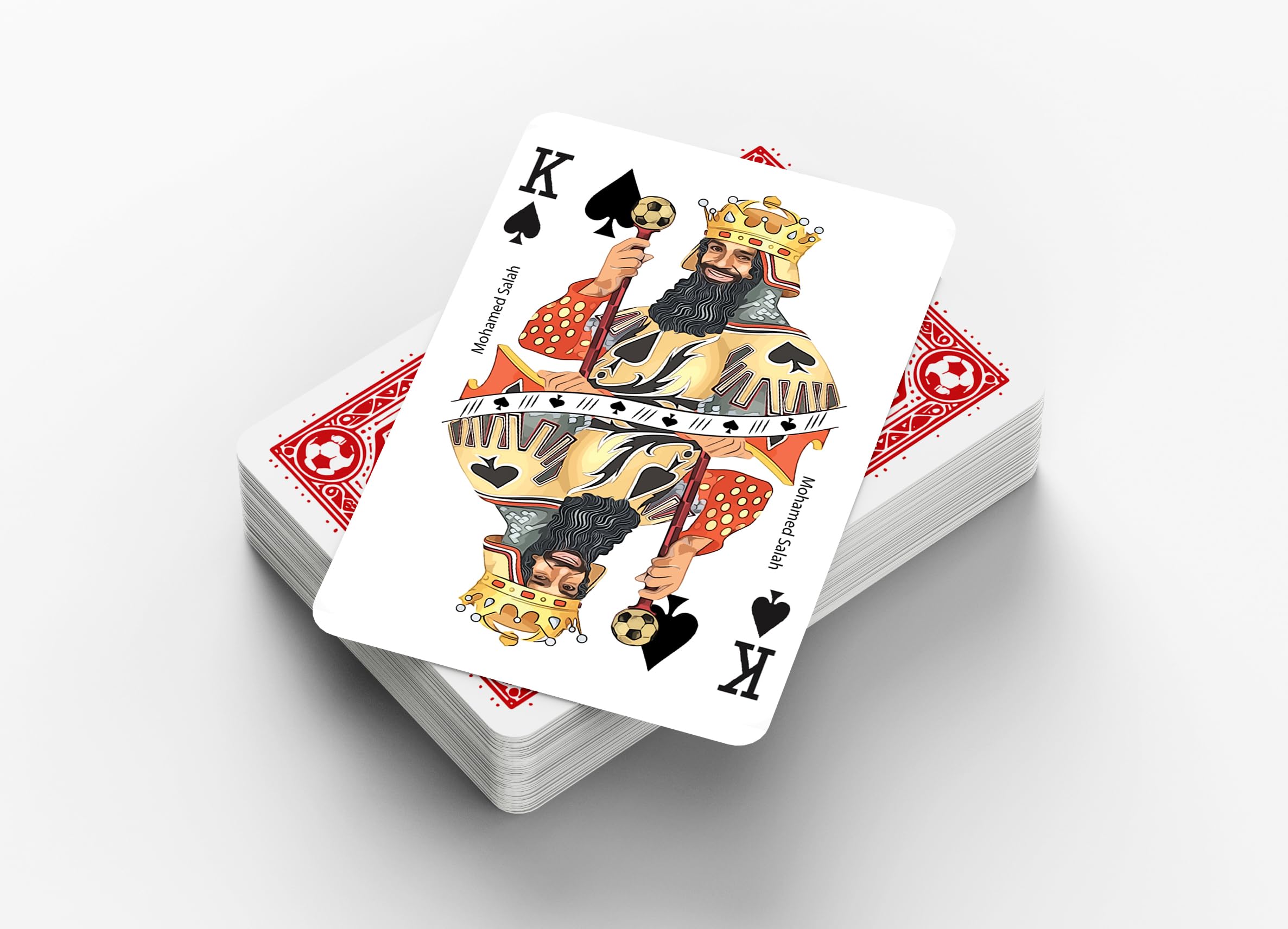 Fanorama art Playing Cards - Liverpool Illustrated cards, Red and White, 74mm x 102mm