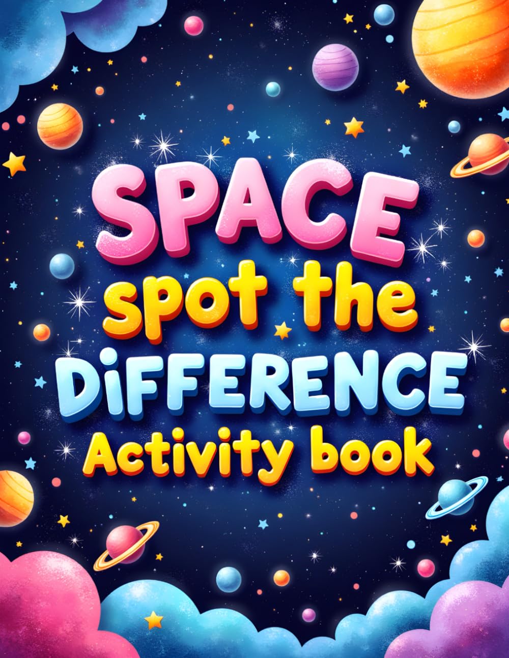 Space Spot the Difference Activity Book