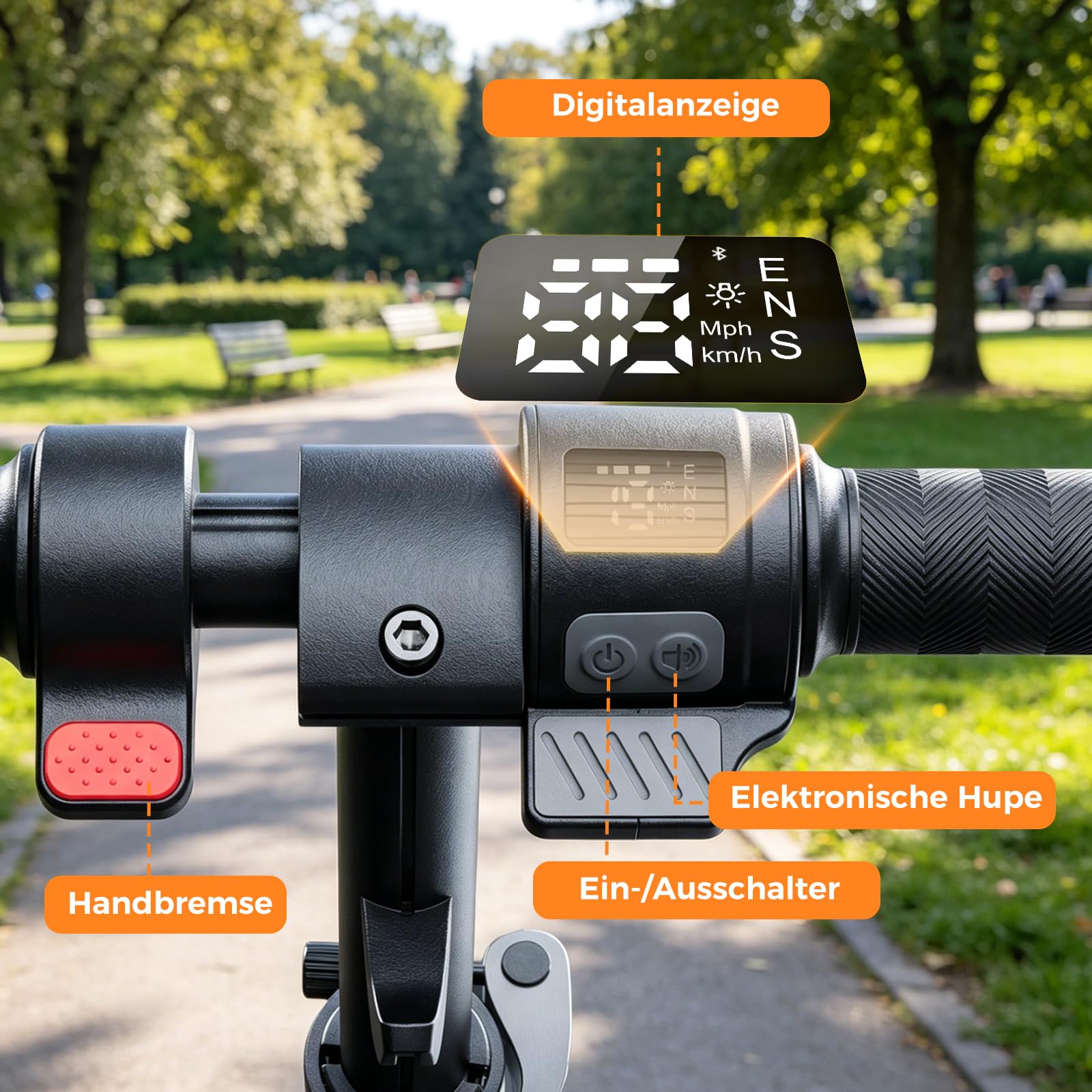 iScooter Kinder E Scooter mit Musik & Licht für 8-14 Jahre, 200W Eektroroller, 3 Fahrmodi 8/13/19km/h, Auto-Abschaltung, 60Min Fahrzeit bis zu 15km, Doppelbremse Faltbar & 90-102 cm Verstellbare Höhe