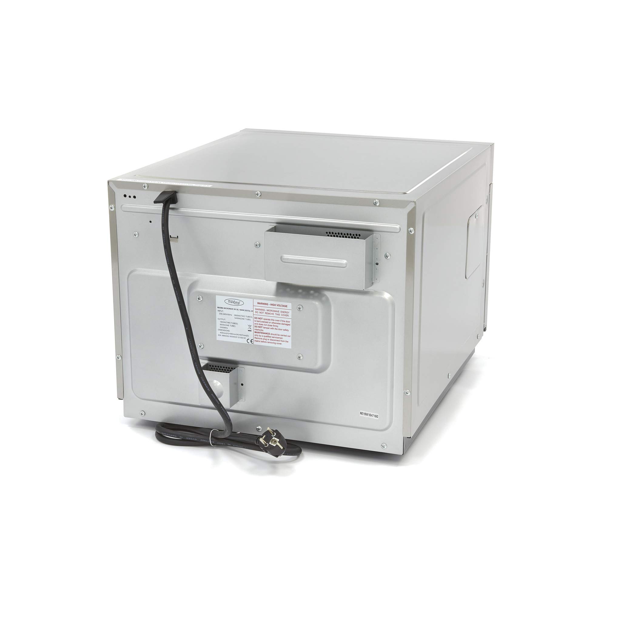 Micro-ondes Professionnel - Programmable - 30L - 1800W - Double Capacité - 30 Litres - 1800 Watt - Micro-Ondes Restauration