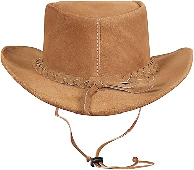 Cappello Da Cowboy In Pelle Australiana - Fatto A Mano, Modellabile, Unisex