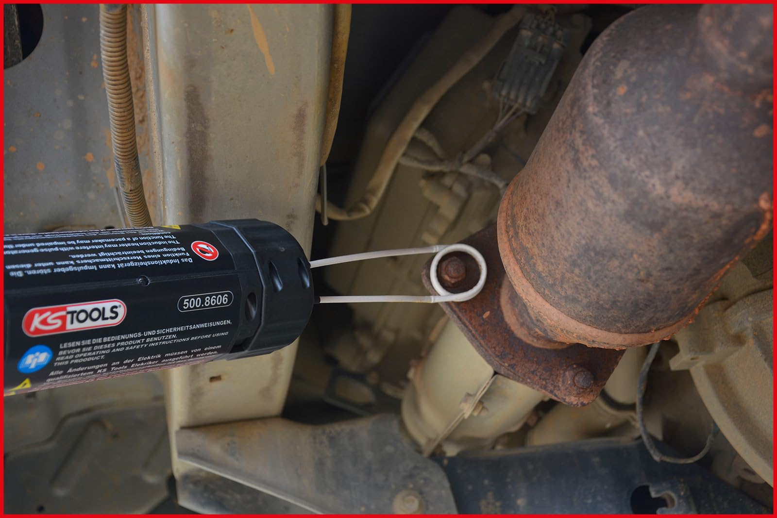KS Tools 500.8605 Induktions-Heizpistolen-Satz 1000W mit Schnellverriegelung, 6-tlg