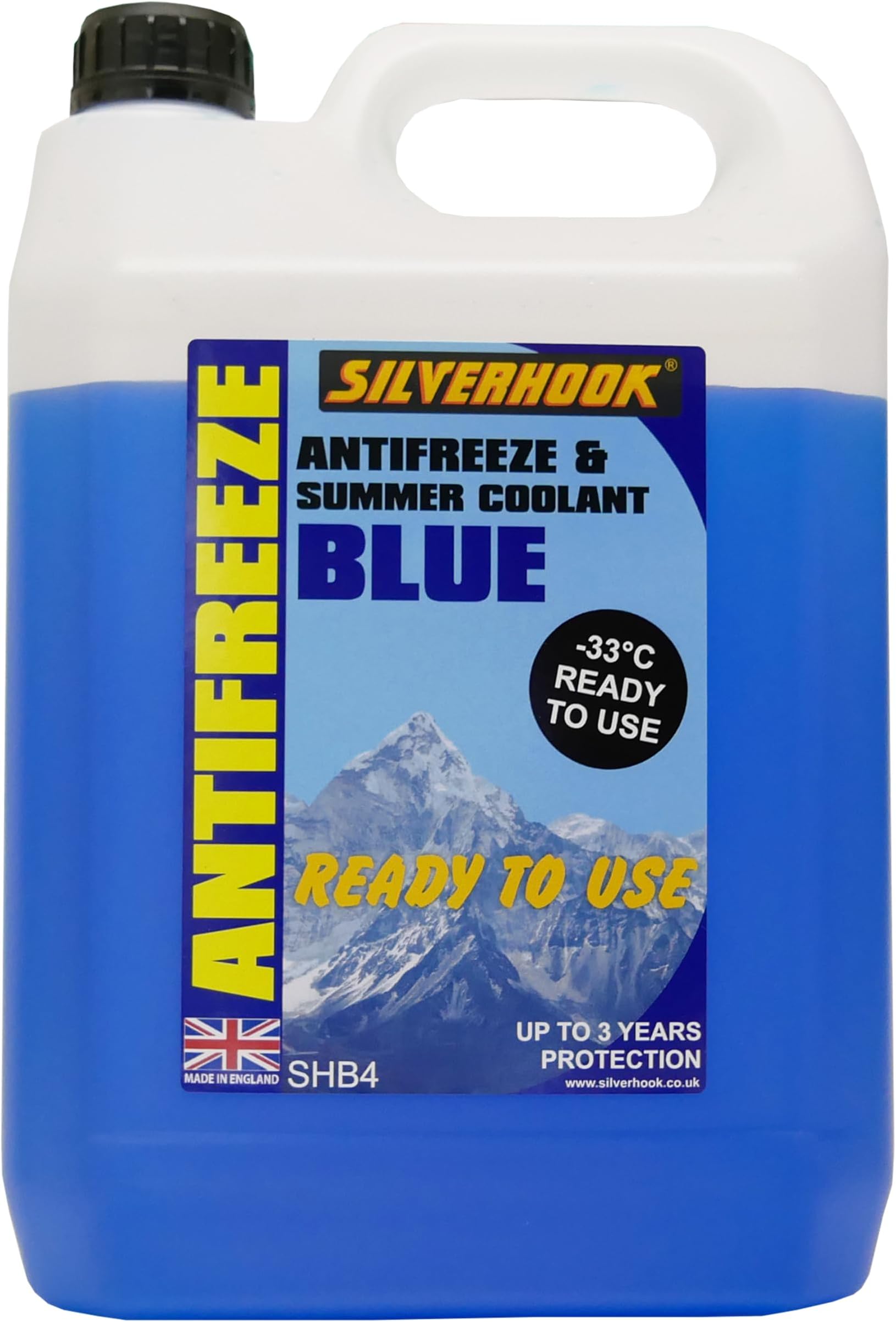 Silverhook Ready Mixed Blue Antifreeze 4.54 Litre Coolant