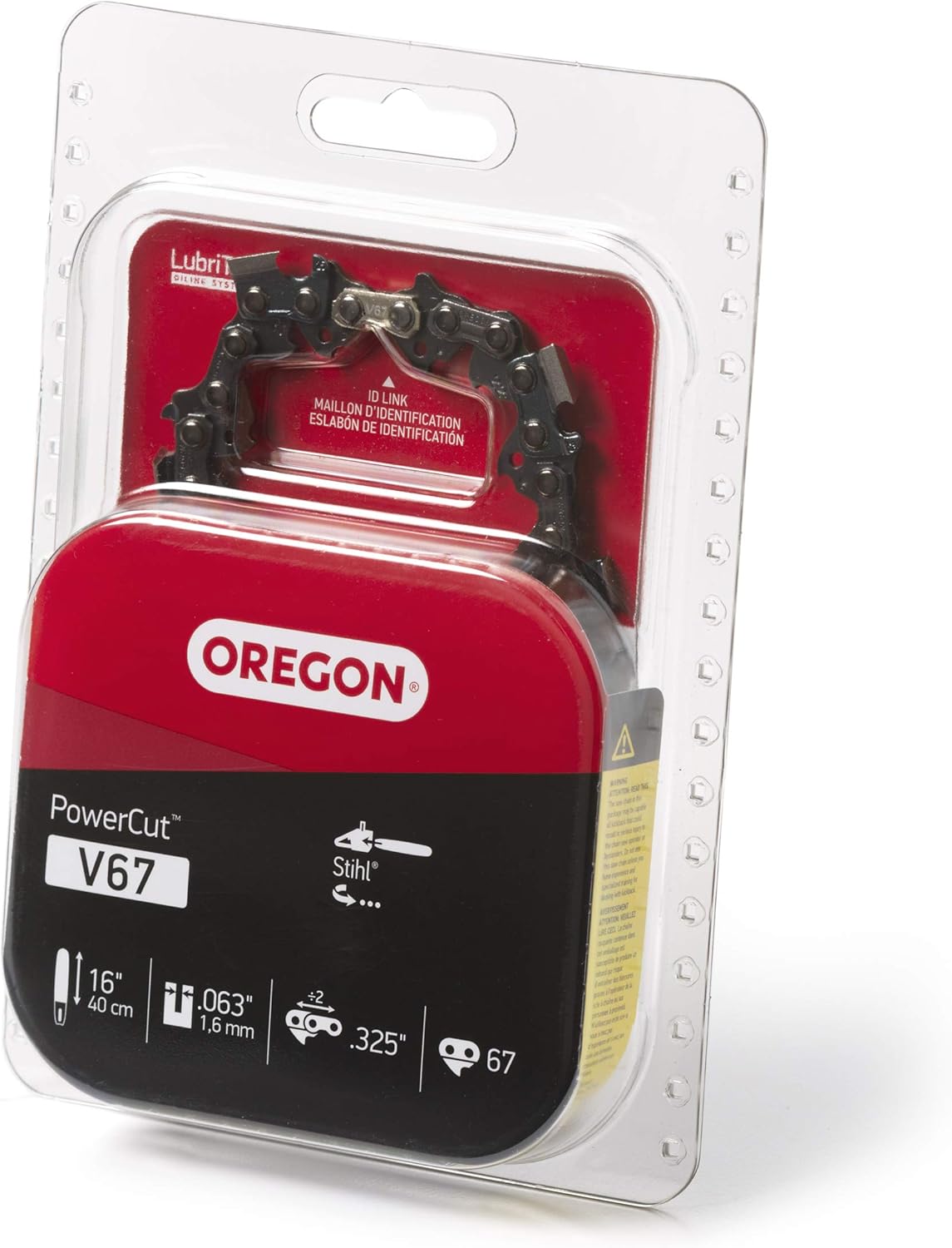 Oregon X-Grind Chainsaw Chain - 0.325in. x 0.063in. fits 16in. Bar, Model Number V67/22LPX067G