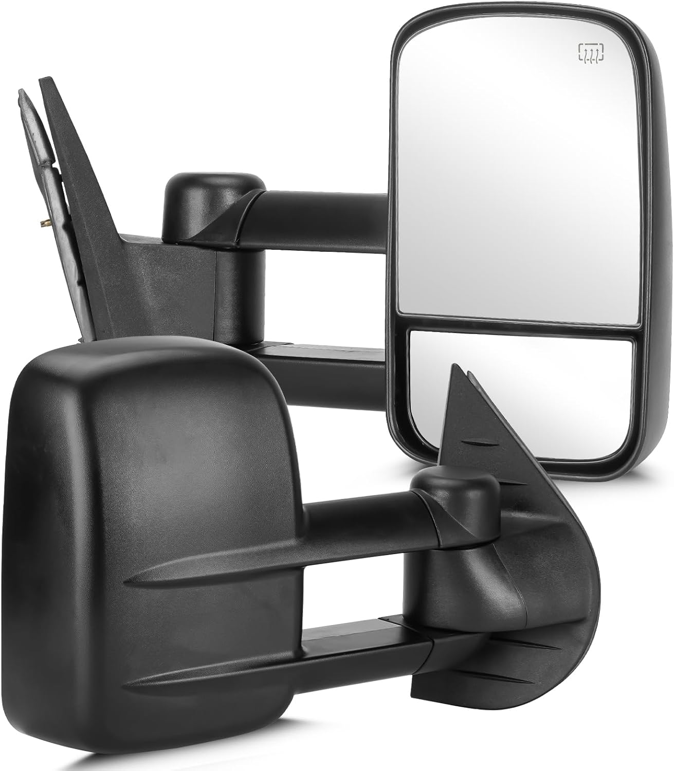 Youxmoto Espejos de remolque 2007-2013 para Chevy para GMC Silverado Sierra 1500 2500 HD3500 Suburban espejos de remolque TahoeYukon 07-2014