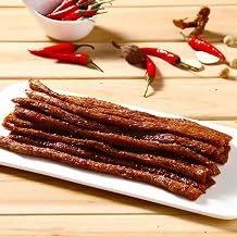 MAFUSE Micro Spicy Wheat Gluten Snack 172 g - Vegetarian La Tiao with Sweetish Note - Spicy Wheat Protein Snacks from Asian Cuisine - Ready to Eat Directly