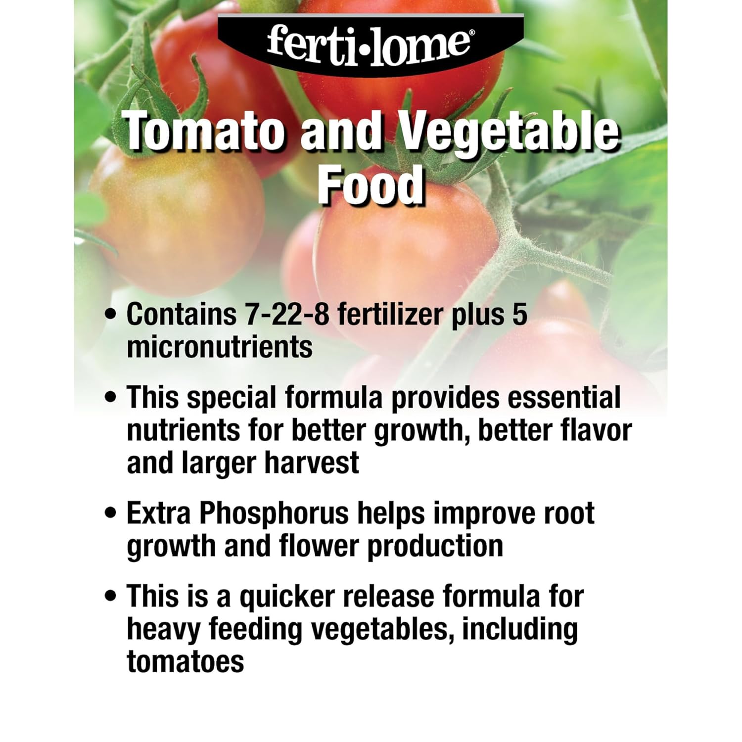 Fertilome (13857) Tomato and Vegetable Food 7-22-8 (10 lbs.)