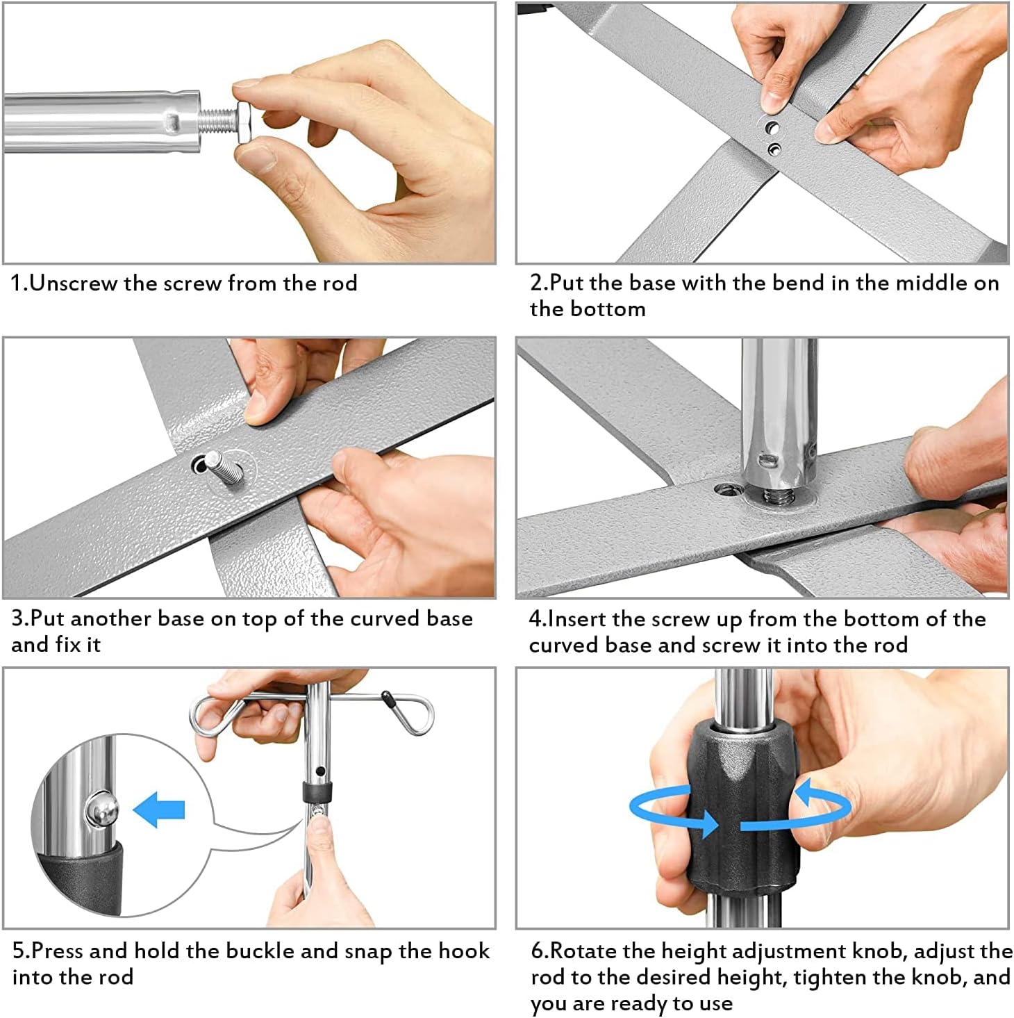 ZGRM IV Pole with Wheels Portable IV Stand Pole with 2 Hook & 4 Caster 47" to 85" Adjustable Height Pole, Steel Base 0530 : Industrial & Scientific