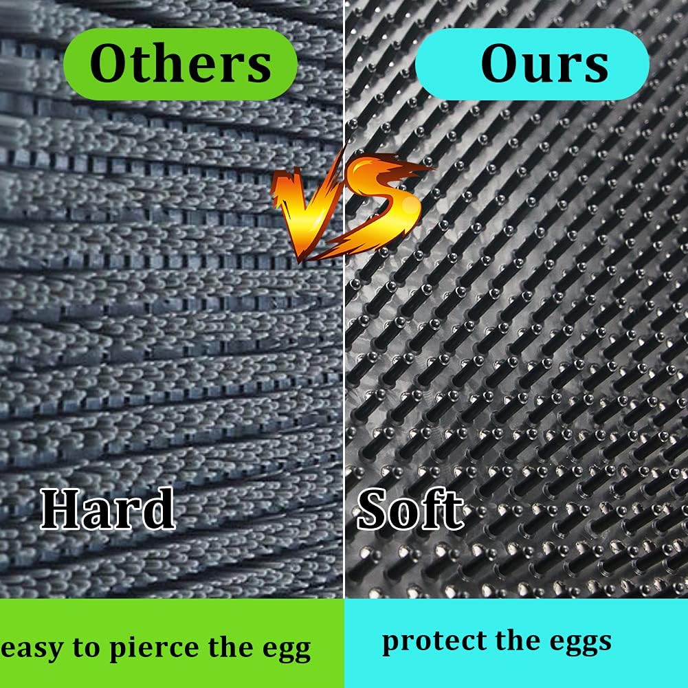 Washable Chicken Nesting Pads 6 Pack Chicken Coop Accessories, Pad for Duck, Chicken Coops Nesting Boxes, Cuttable and Reusable Egg Laying Mats for Coops Hen House Poultry Eggs Protecting, 14"x11.8"