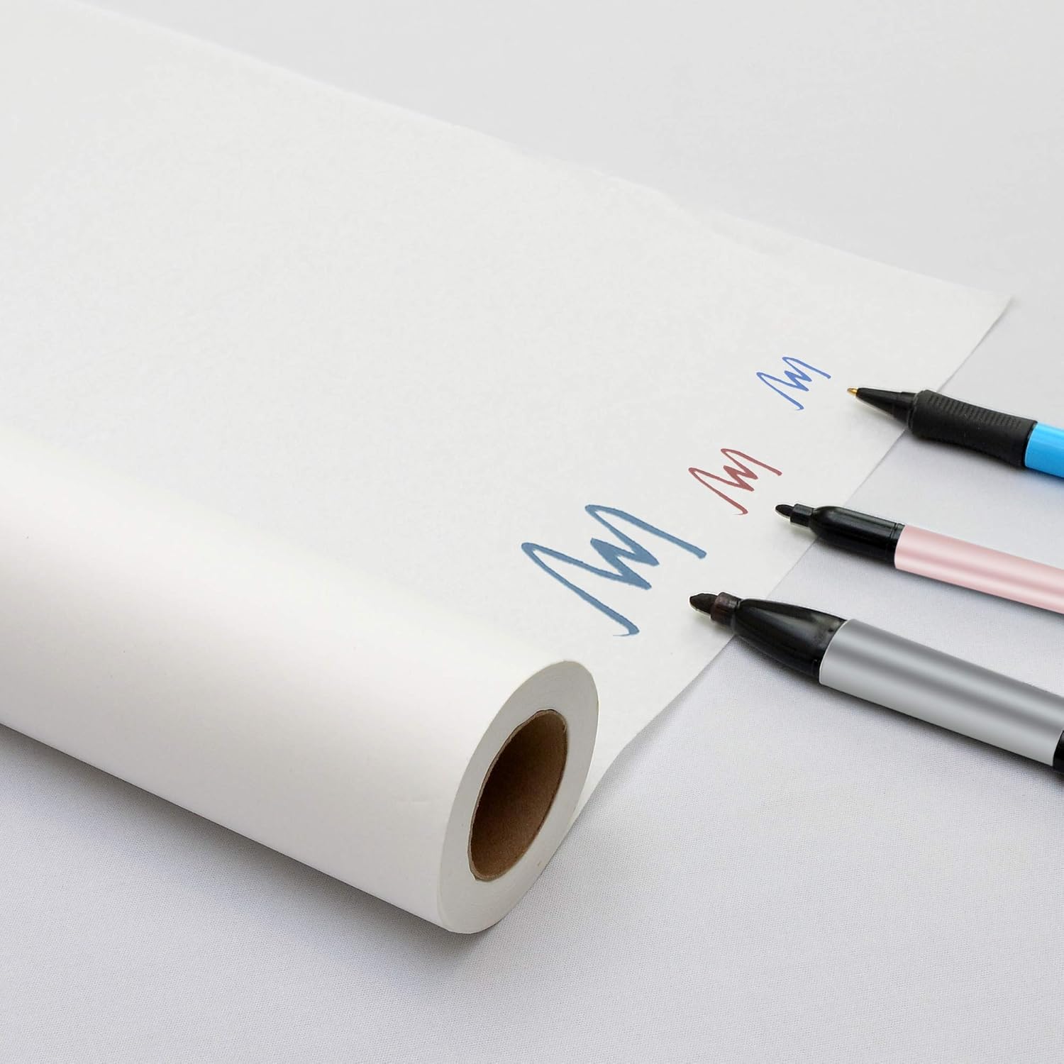 Dealmed Smooth Table Paper for Pattern-Making, Drafting, and Tracing, 21" x 225 ft, White, 12 Rolls