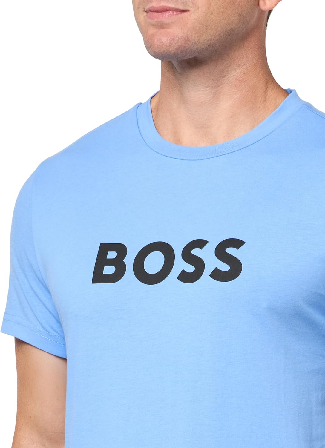 BOSS Mens Big Logo Cotton T-Shirt - Image 3