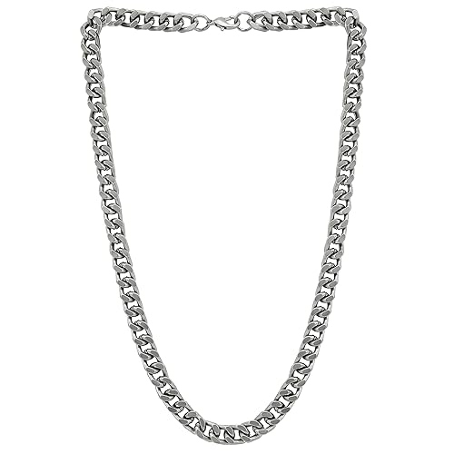 Fashionable Stainless Steel Silver Heavy Men Chain For Boys