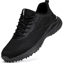 Mens Golf Shoes Spikeless Waterproof Non Slip