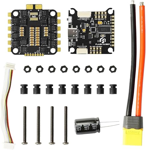 Miniatura 7 de Controlador de vuelo F7 Pila 1.201 x 1.201 in Drone controlador de vuelo pila con controlador de velocidad electrónico 4 en uno 60A para 3  6S Lipo