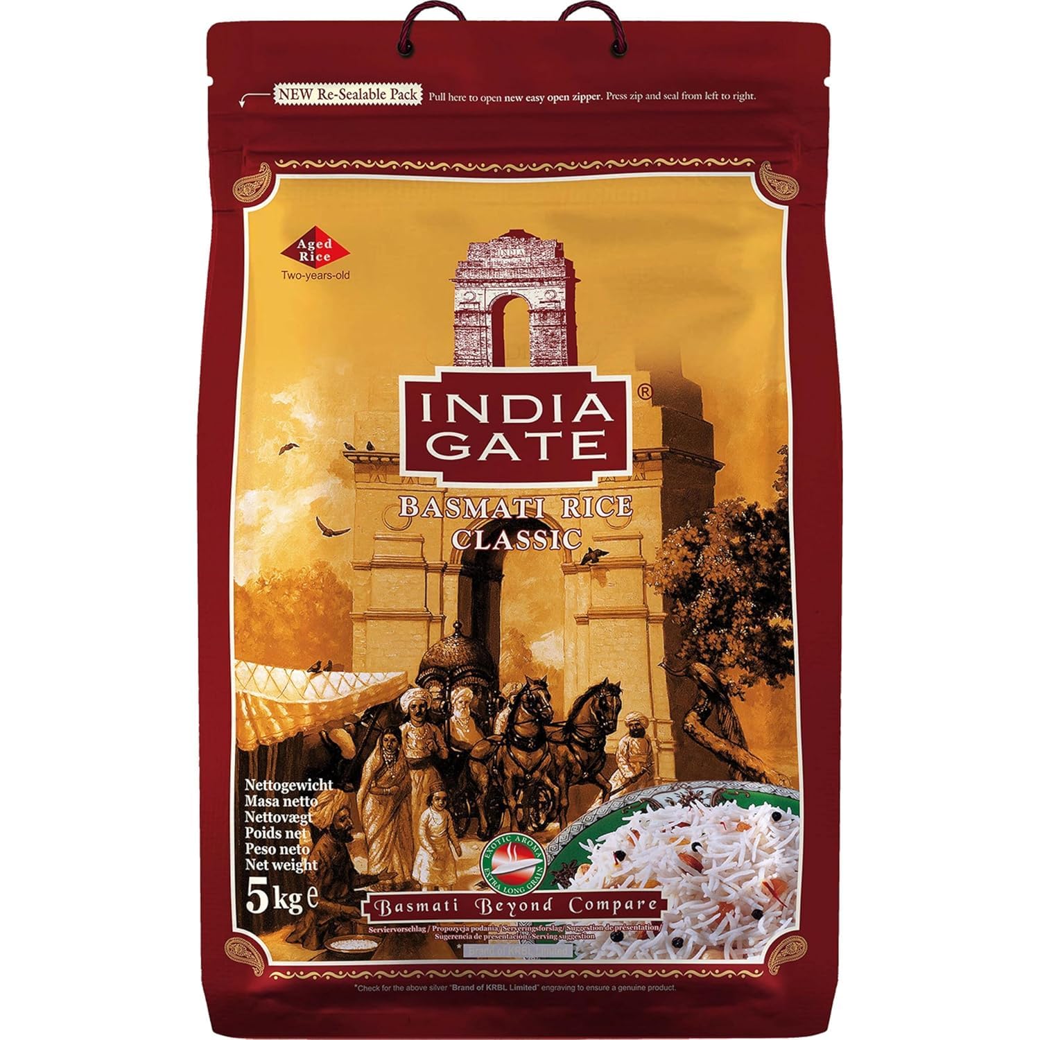 India GateClassic Basmati Rice 5 kg