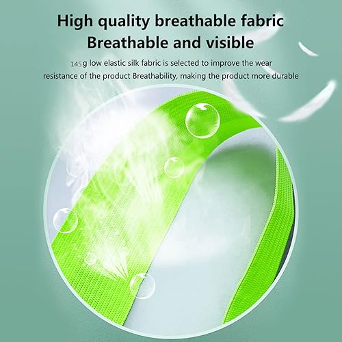 Miniatura 6 de YHGSEE Chaleco reflectante LED para correr, chaleco de seguridad con luz nocturna recargable por USB, modelo Y, cintura ajustable/hombro, tamaño