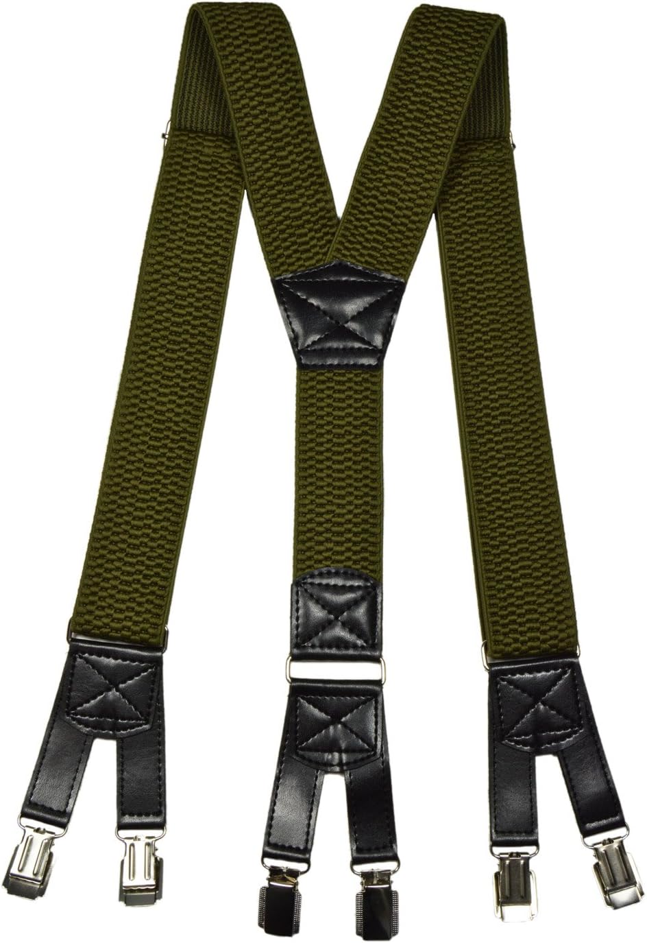 OlataHeavy Duty Y-Shape Braces/Suspenders with Six Clip Design - 4cm