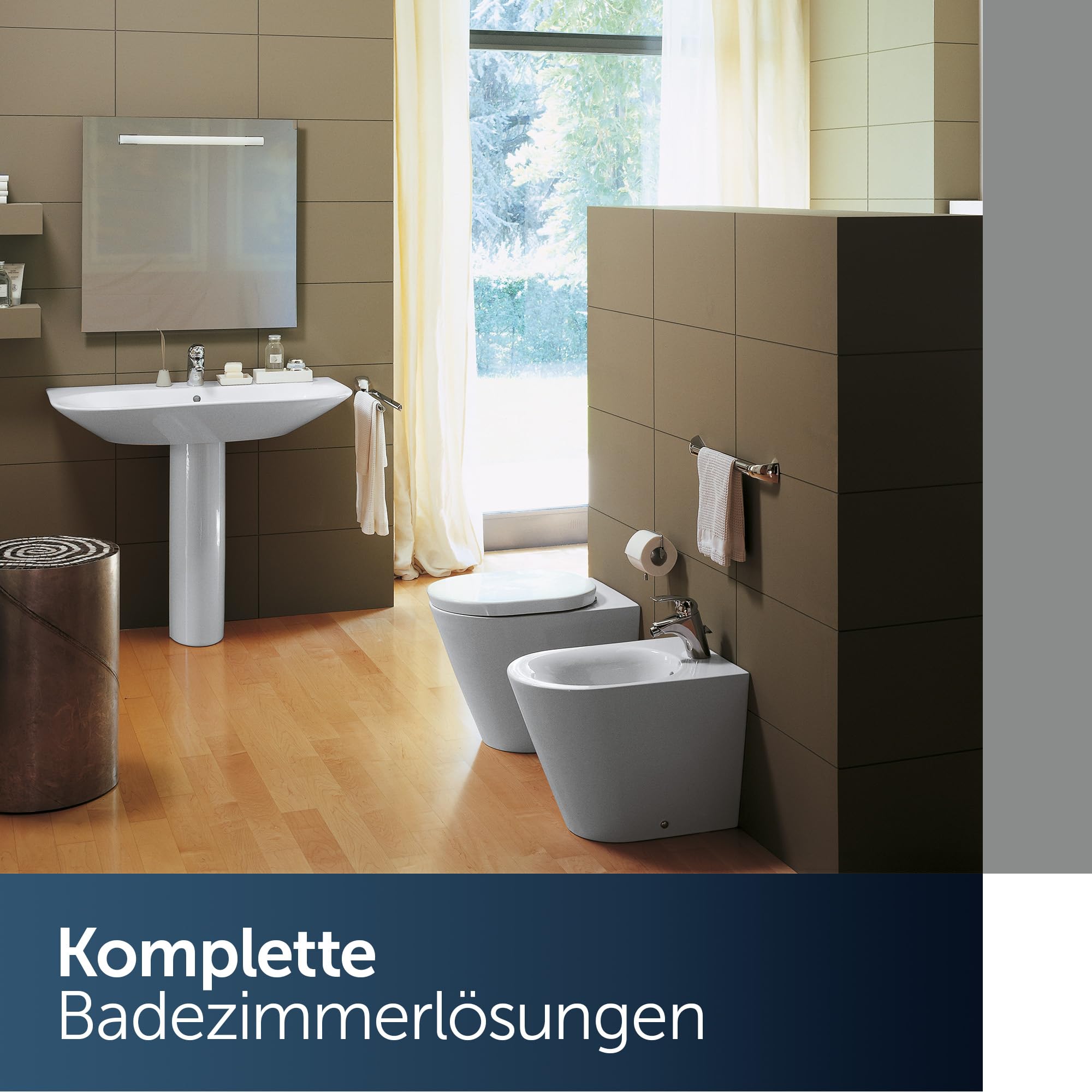 Ideal Standard Tonic WC-Sitz Wrapover, rund – Weiß (Alpin) | Abnehmbarer WC-Sitz mit Absenkautomatik (Softclose) und robusten Edelstahl-Scharniere, K706101
