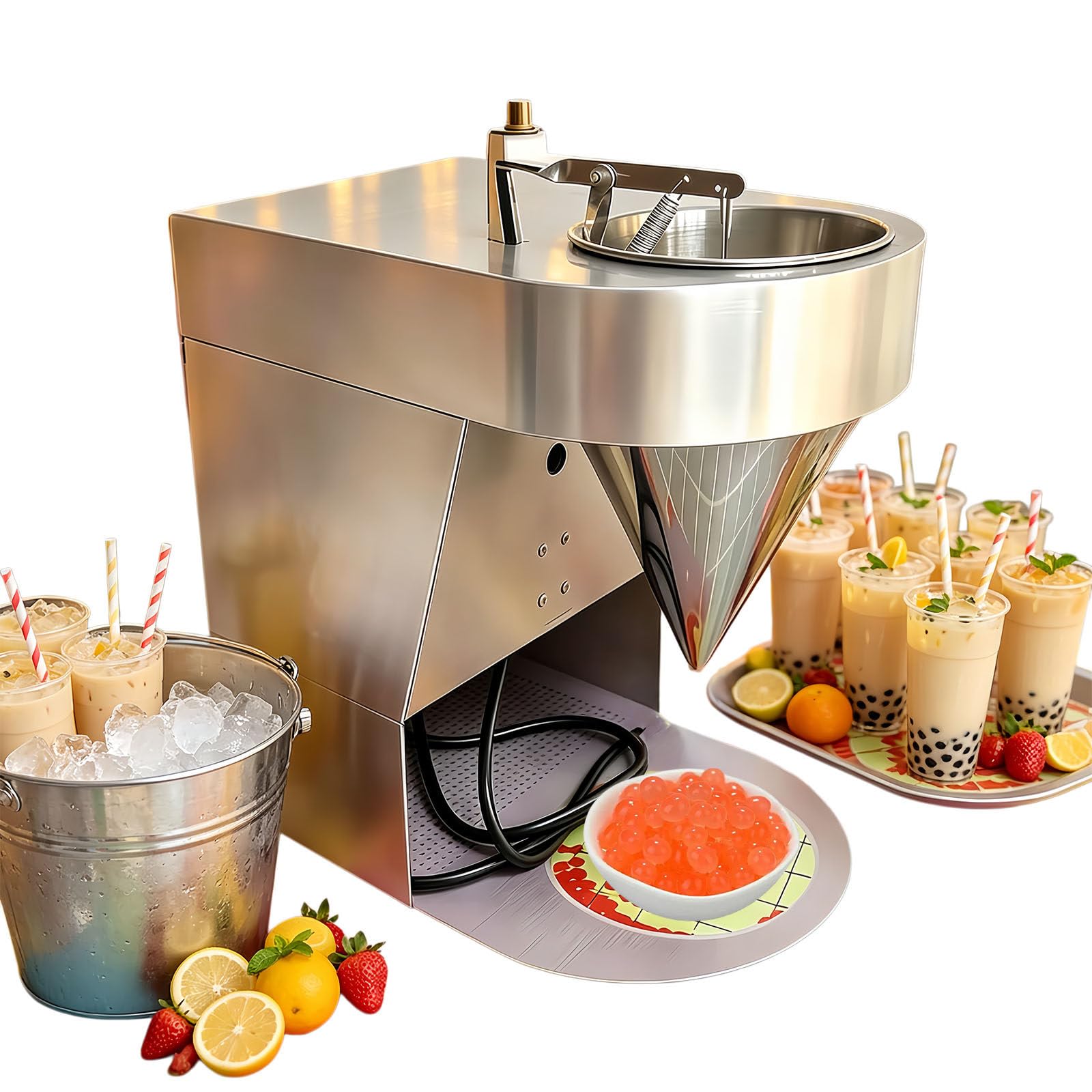 Glowdora Multicolor Popping Boba Machine Commercial Stainless Steel, Boba Pearls Equipment