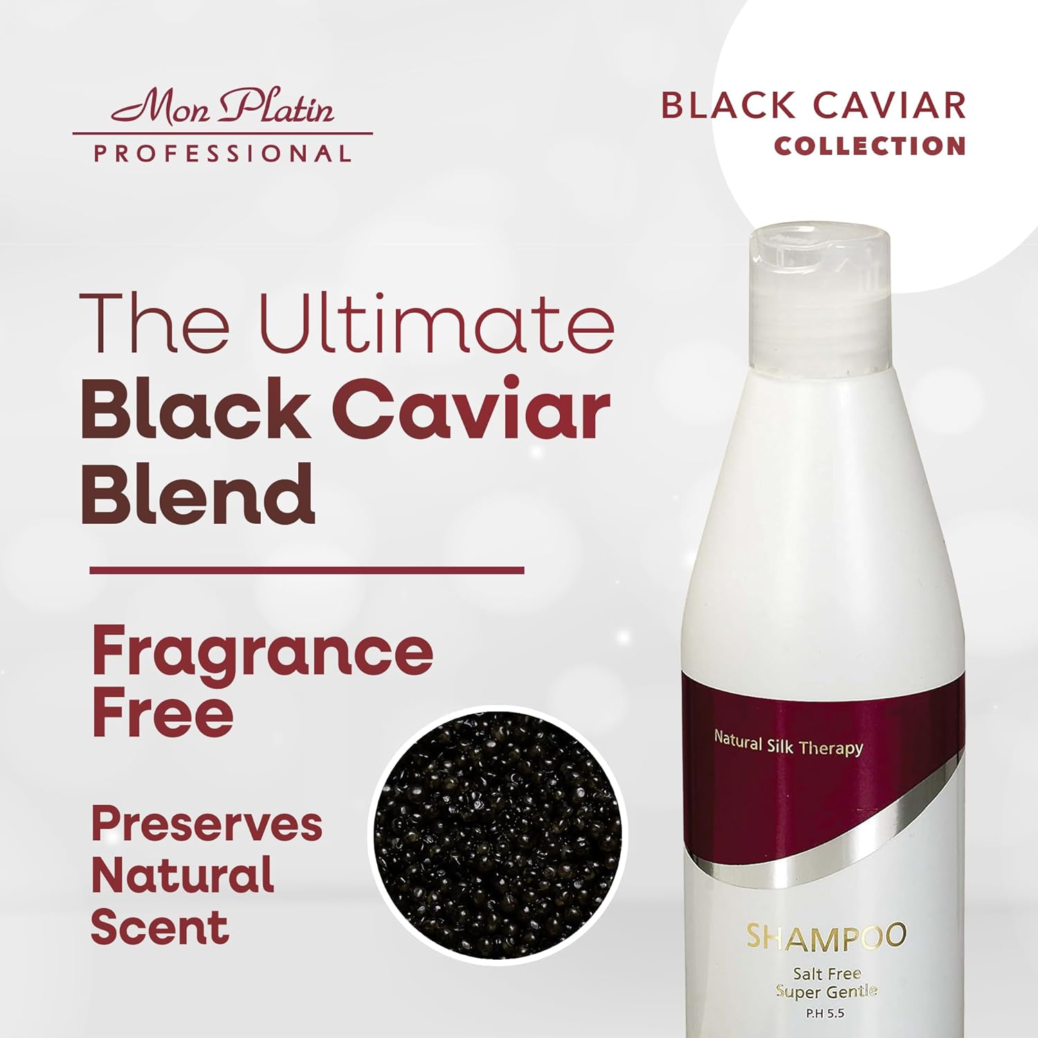 Mon Platin Natural Silk Therapy Salt-Free Shampoo for Straightened Hair - Protects Keratin & Brazilian Treatments, Sulphate-Free Formula, Keeps Hair Vibrant, 400ml - Image 6