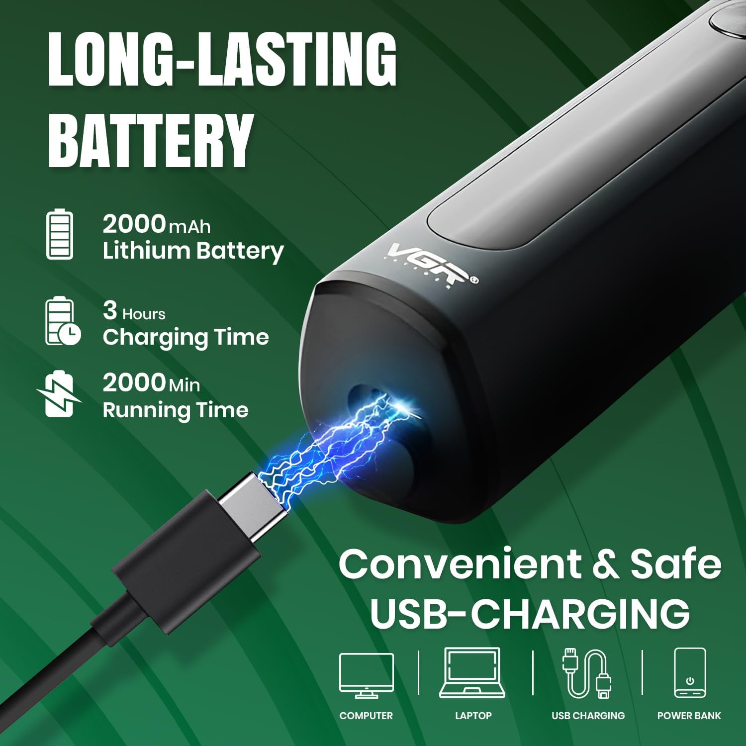 Shaver Charging via USB