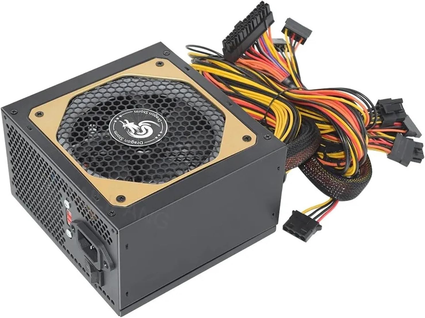 ATX 400W 600W 110-230V RGB 12V PC PSU 150 * 140 * 85MM Professional E-Sports Video Game Computer Power Supply(400W)