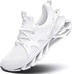 Tênis de corrida masculino, moderno, com lâmina respirável, antiderrapante, para caminhada, academia, esporte, atlético