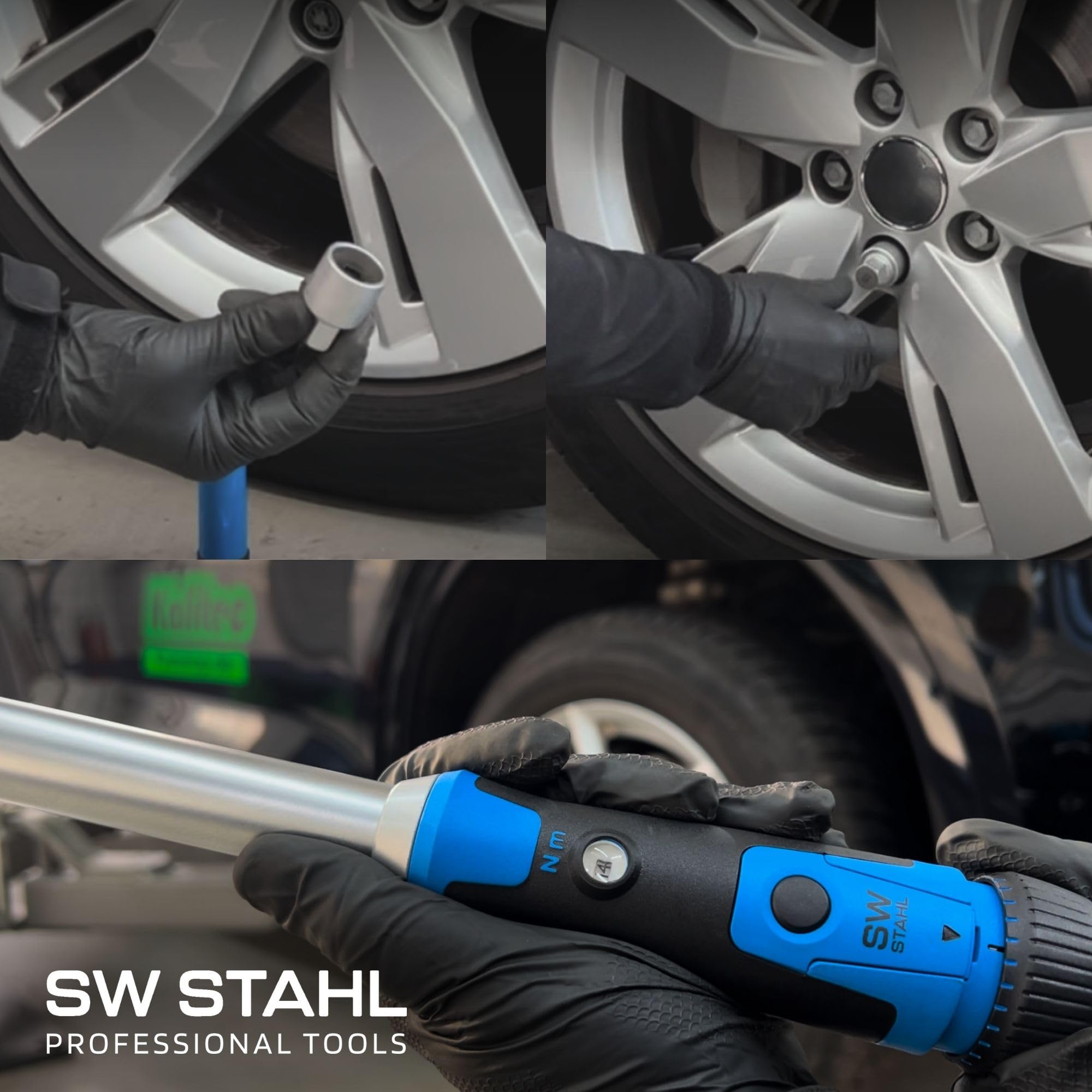 SW-Stahl 02384L Felgenschloss Demontage Set - 20-teilig für BMW Adapter | Ersatzschlüssel Satz zum Lösen von Radsicherungen, 1/2 Zoll Antrieb, 20 Adapter Größen 41-60 für Reifenmontage