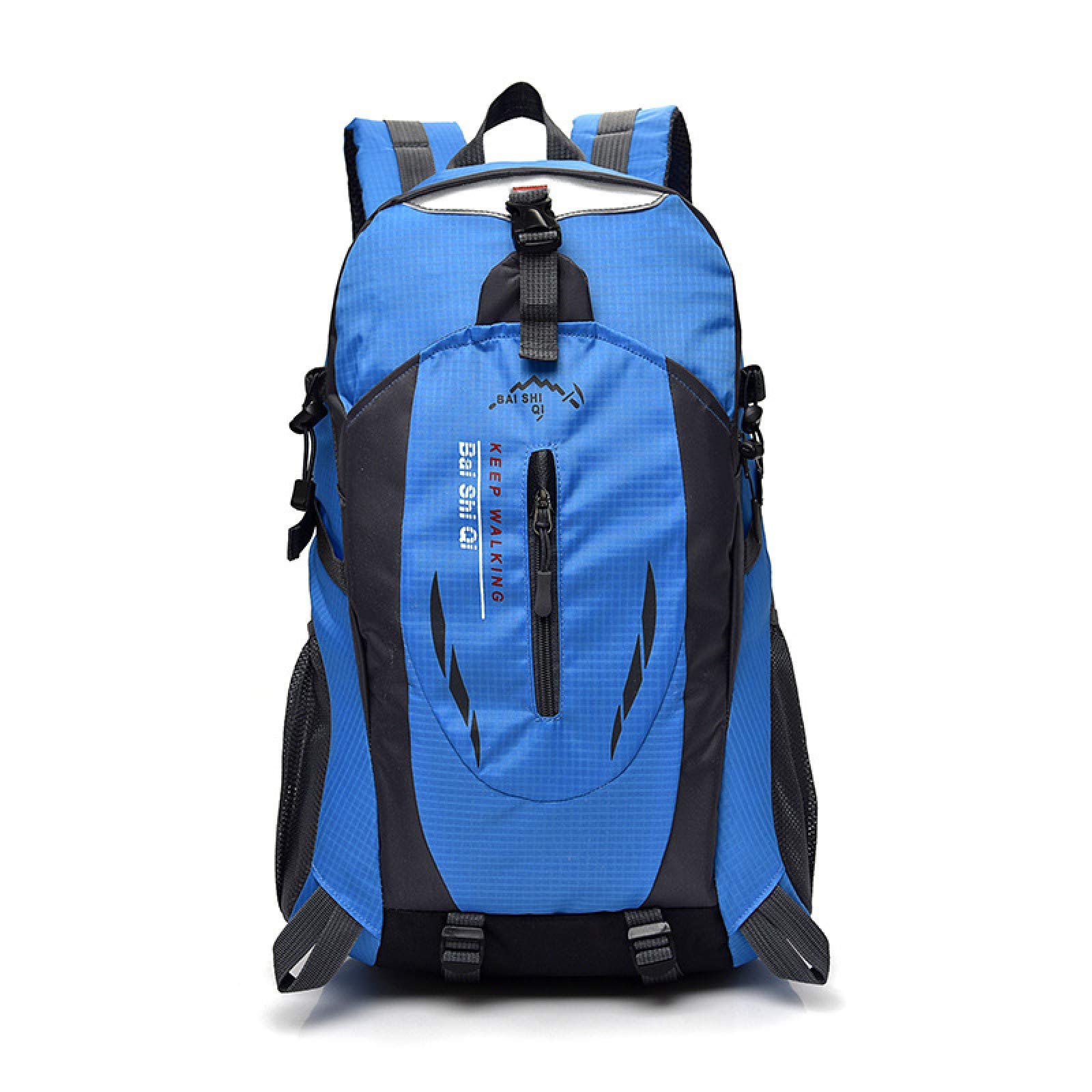 Lightweight Hiking Backpack 40L Multi-functional Water-resistant Casual Camping Trekking Rucksack for Cycling Travel Climbing Mountaineer Outdoor Sport Blue