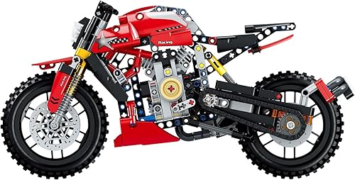 Miniatura 2 de SEMKY Serie de motocicletas Dulconti V4 MOC - Juego de bloques de construcción y juguetes de ingeniería, 620 piezas, escala 16, modelo de
