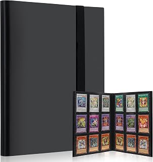 Lictin 9-Taschen Sammelkartenalbum, 396 Taschen Kartenordner Kartenbinder | Sammelbare Sammelkarten-Album-Tafel, Halter-Album mit Ladeschlitz, kompatibel mit verschiedenen Sammelkarten