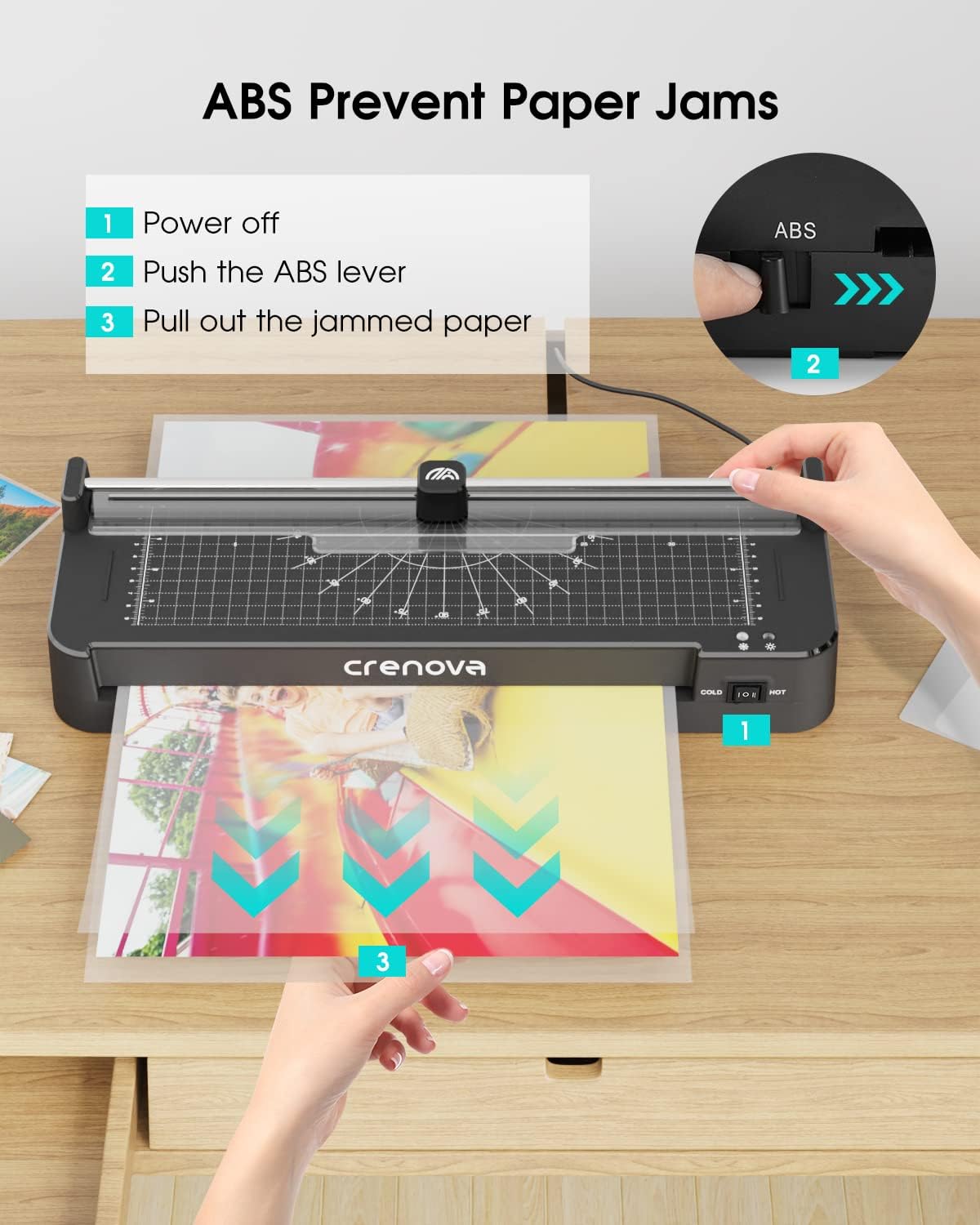 Buy Crenova Thermal Laminator with Builtin Paper Trimmer, 13 Inches