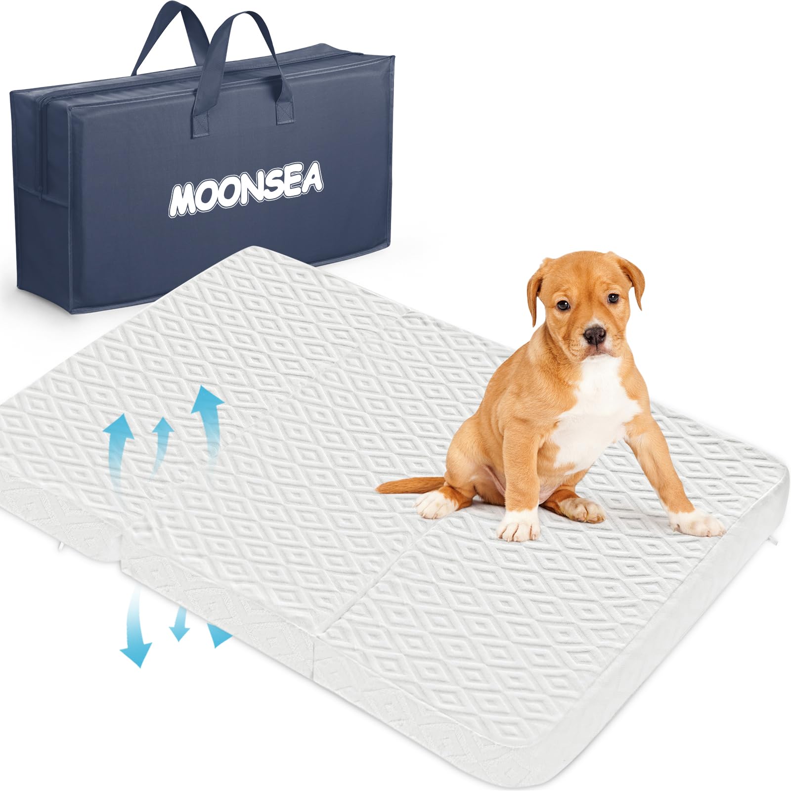 Waterproof Dog Bed for Large Dogs, Portable Outdoor Dog Bed with ...