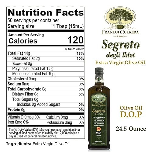 Vista 2 de Frantoi Cutrera - Segreto Degli Iblei - Aceite de oliva virgen extra - Siciliano D.O.P certificado italiano, puro 2022/23 Early Harvest First