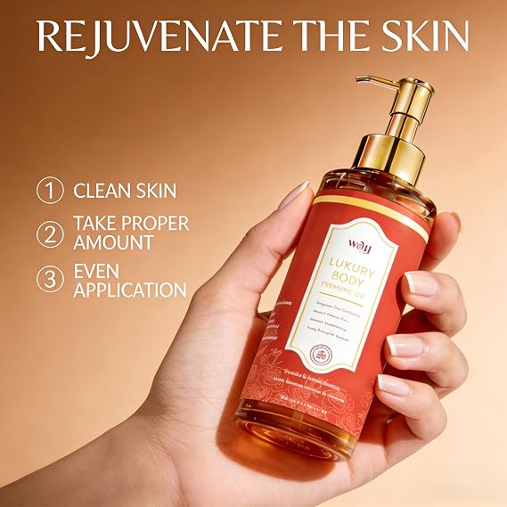 Luxury Body Oil - Skin Tightening & Firming Body Treatment for Crepey Skin, Nourishing Dry Skin Care with Natural Oils for Legs, Arms, Stomach, Visible Lifting Effect.4.06Fl.Oz (1)