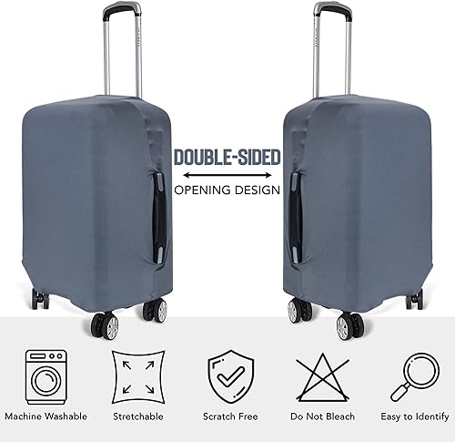 Miniatura 3 de Funda de equipaje de viaje I Protector de maleta aprobado por la TSA I Fundas de equipaje para maleta I Funda de maleta Bolsa I Protector de