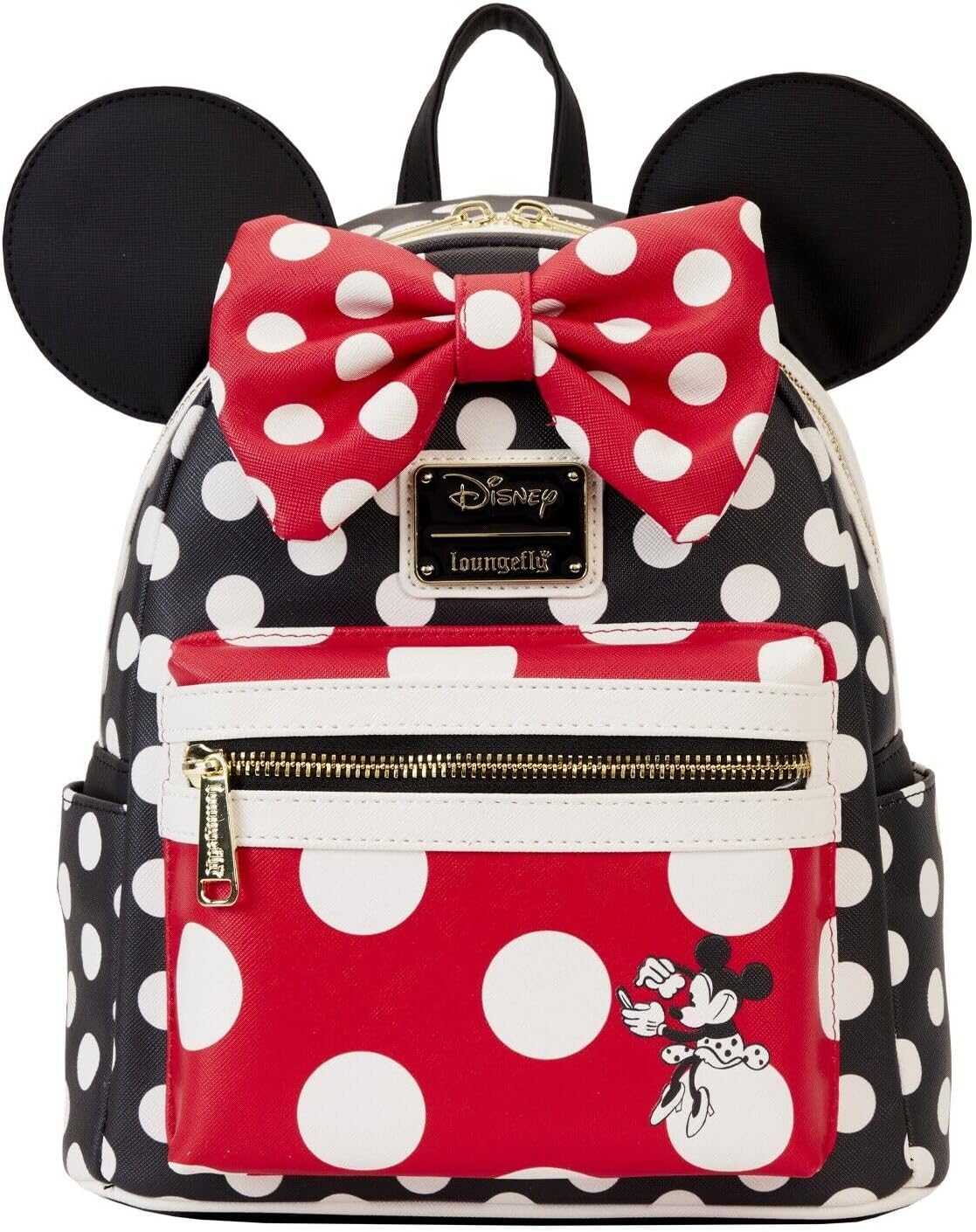 Loungefly Minnie Mouse Rocks the Dots Classic Mini Backpack | Disney Backpacks
