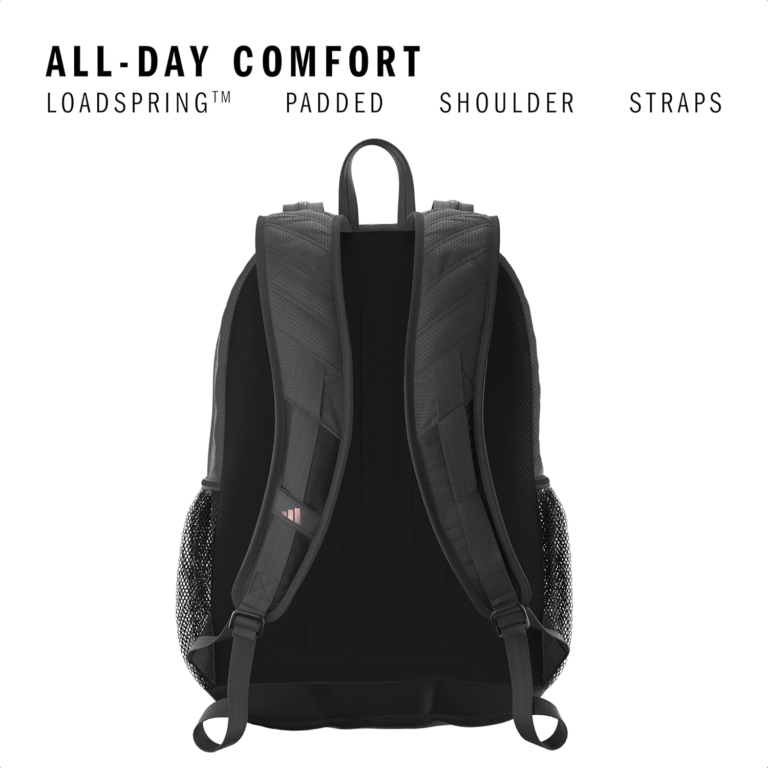 adidas Primetime Large Backpack for women and men, big bag with laptop sleeve