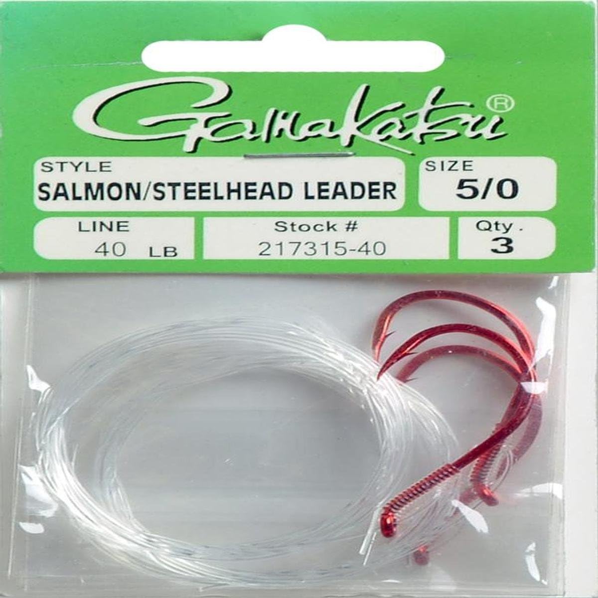 Gamakatsu anzuelo para pesca, tamaño 5/0, color rojo