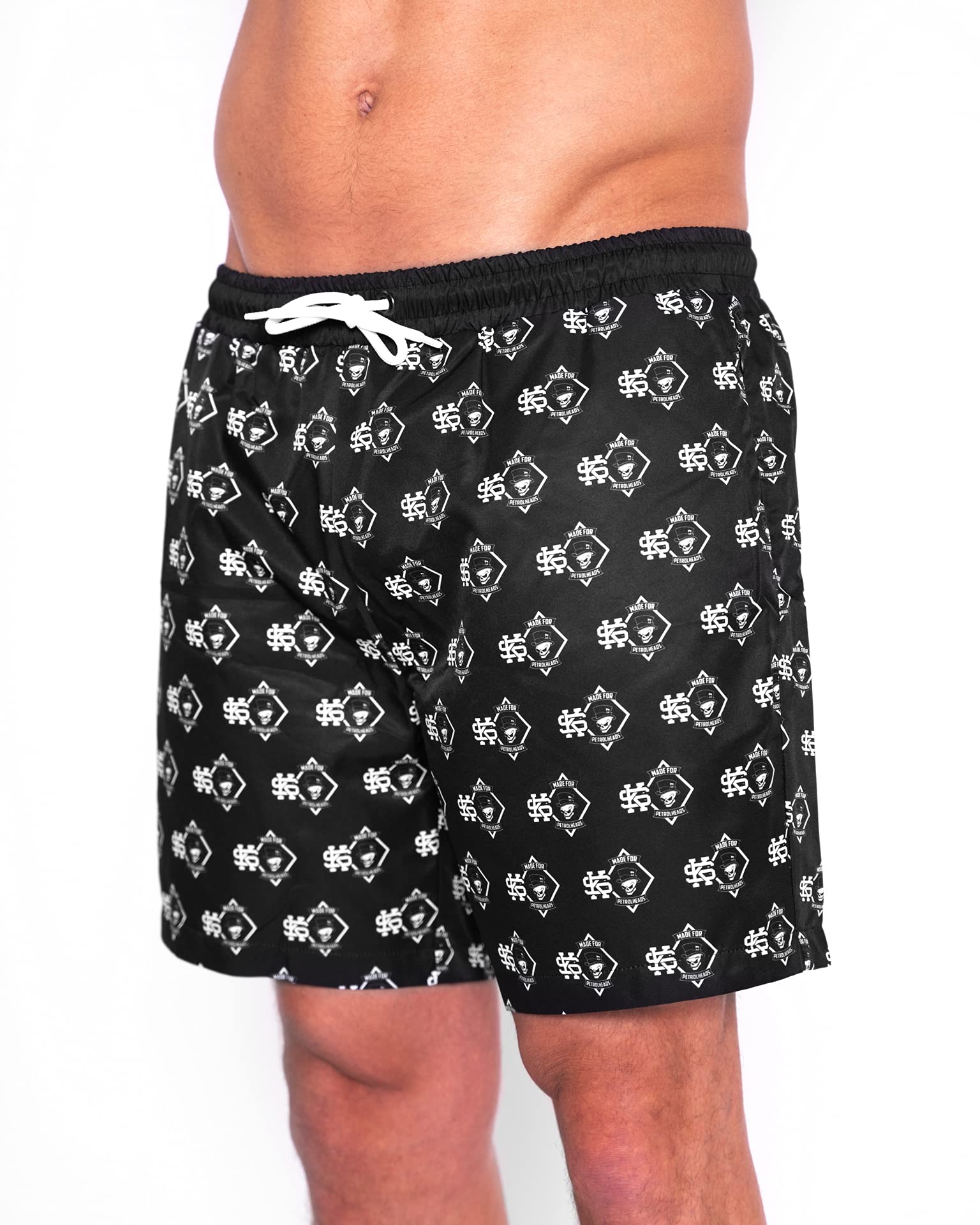 SOURKRAUTS Bañador Natacion para hombre Eddie en negro, tallas S - 3XL, Negro , XXL