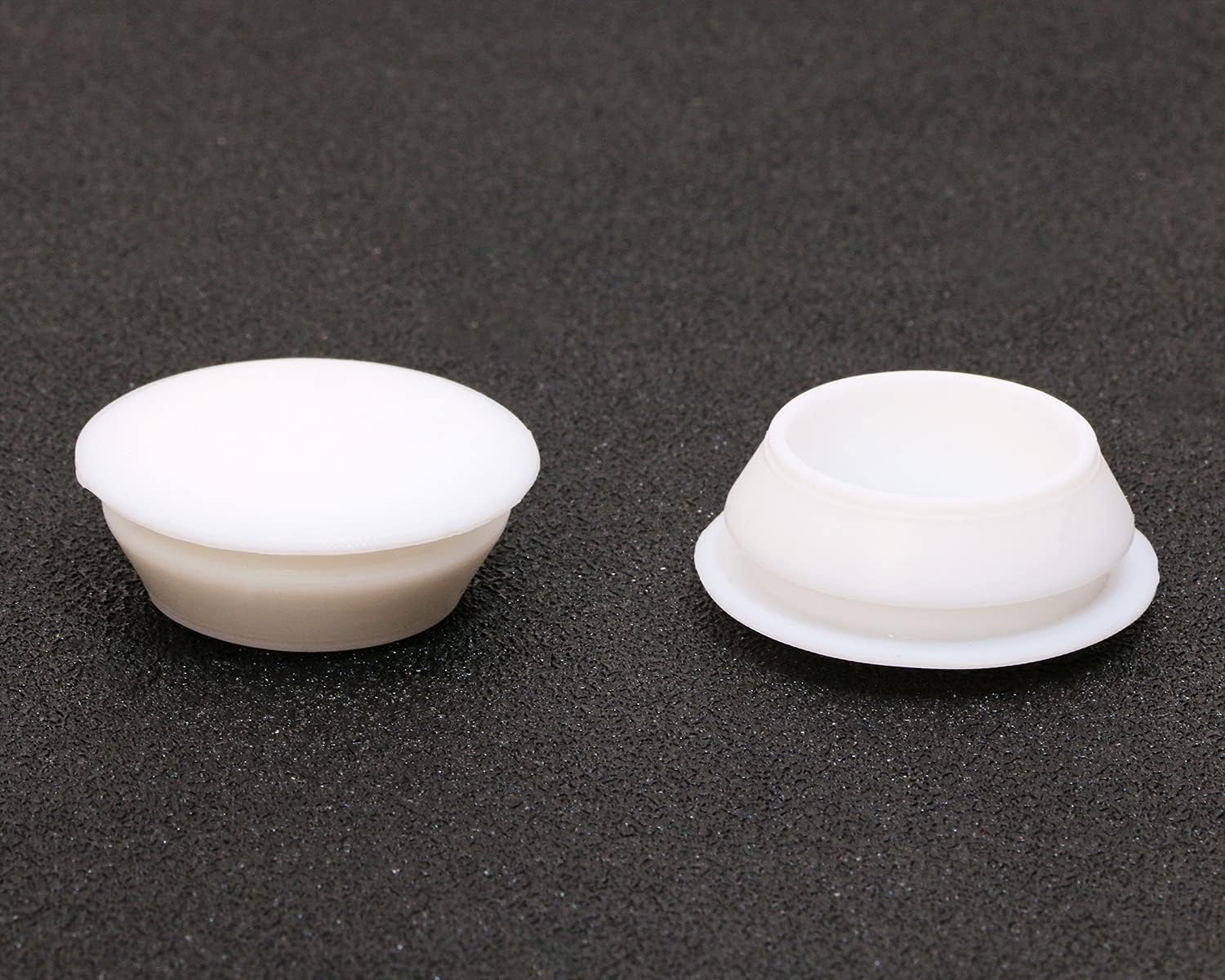 ONLYKXY 5 Pcs 25MM Diameter Silicone Round Snap in Type Locking