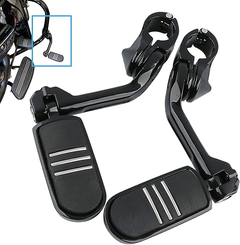 Estribos de carretera para motocicleta, compatible con Harley Softail Sportster Electra Road Glide Road King Street Glide con protector de motor de