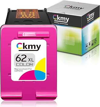 Amazon.com: CKMY Cartucho de tinta remanufacturado 62XL para HP 62  (1-Color) utilizado para Envy 7640 5660 5540 5661 Officejet 5740 250 5745  5746 5642 5640 5663 5544 5549 200 Impresoras 5643 8040 5644 7643 :  Productos de Oficina