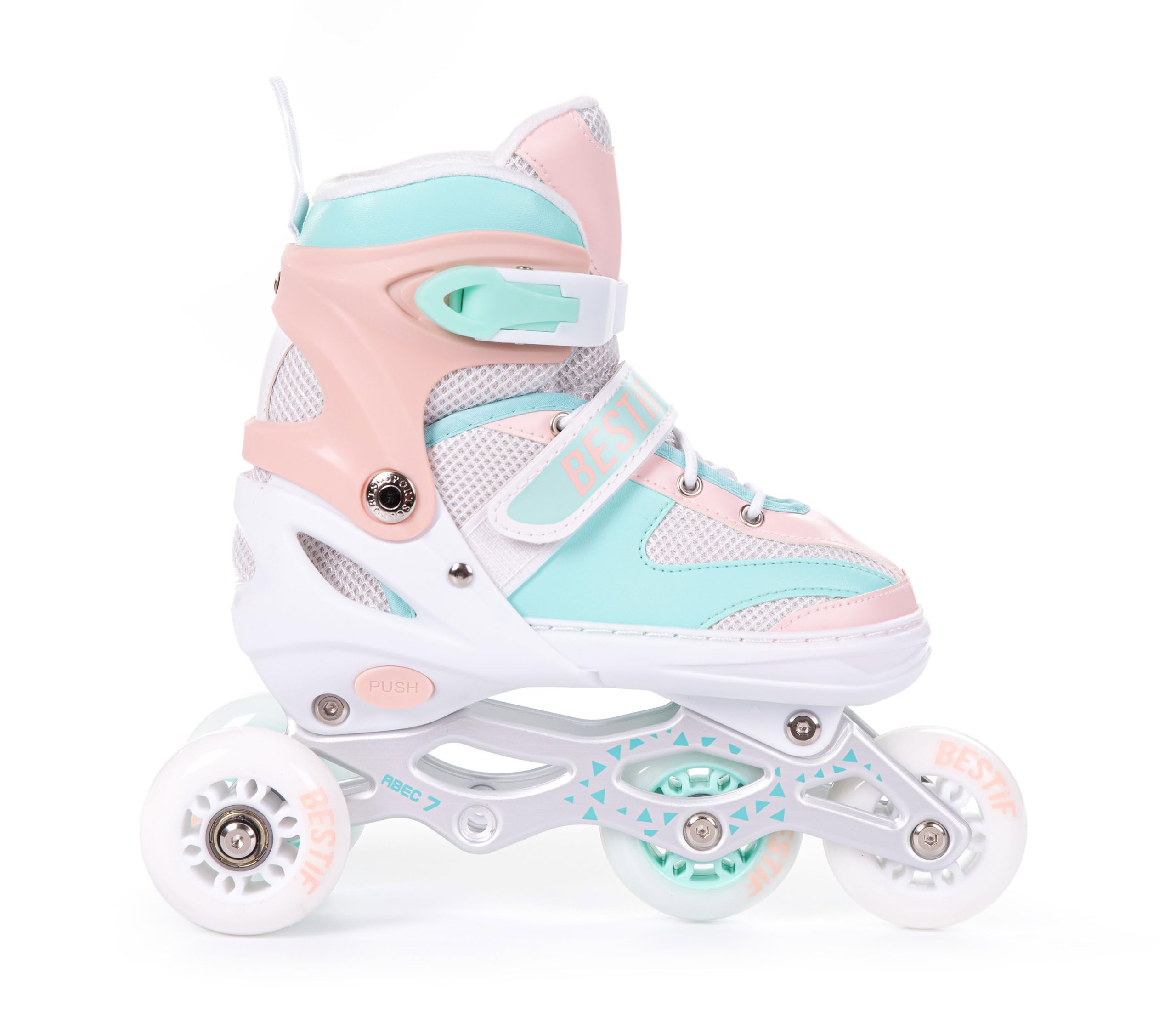 Inliner für Kinder und Erwachsene Inline Skates 4in1 Rollschuhe Schlittschuhe Verstellbar