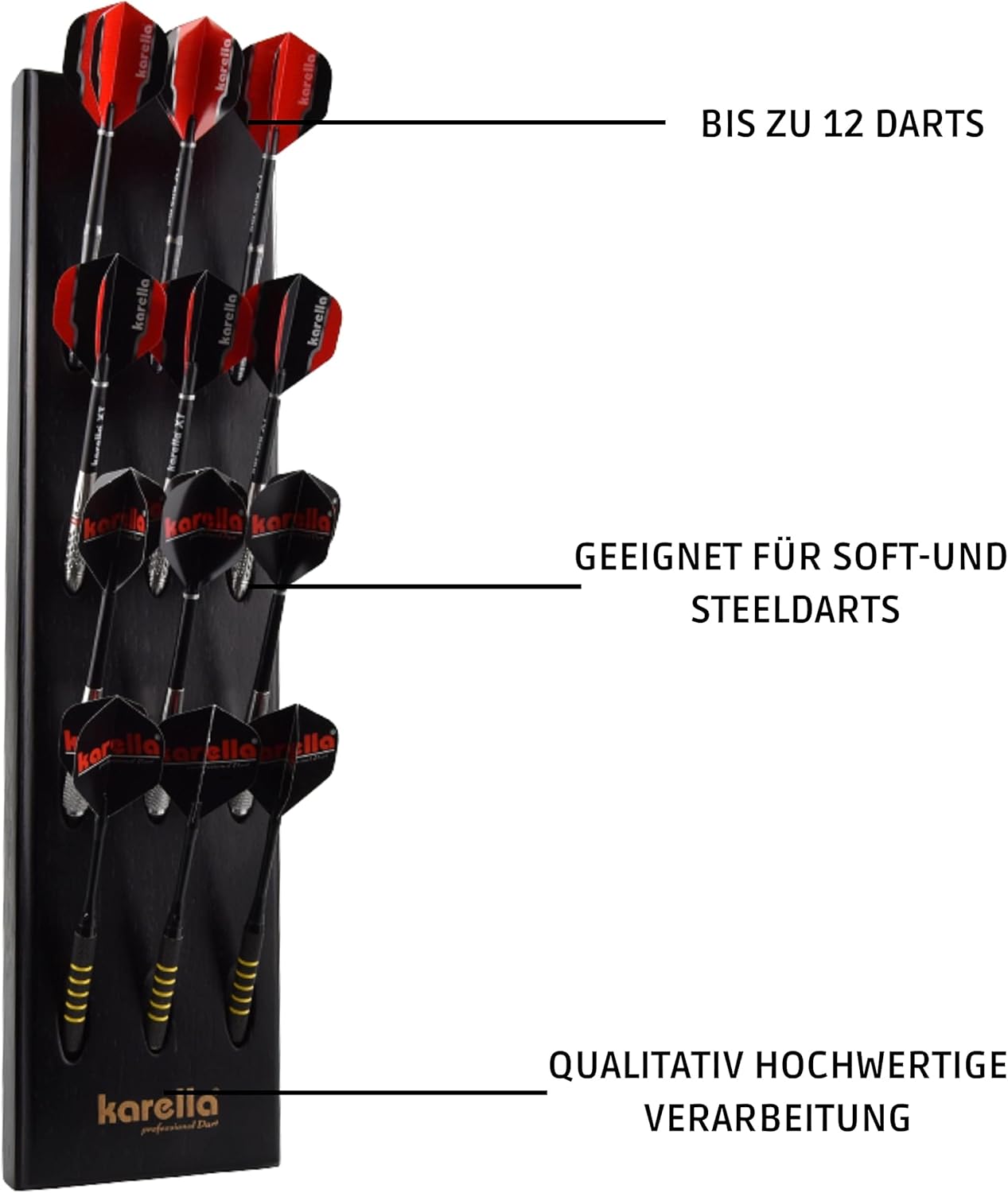 Karella Ultimo dart holder - for up to 12 darts